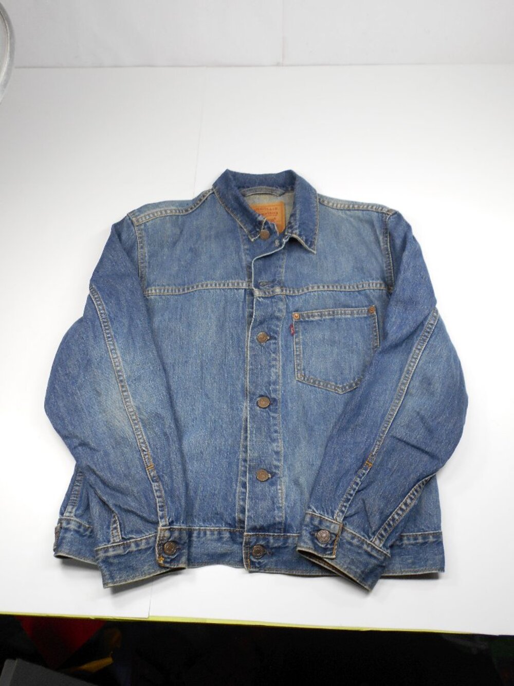 Levis Original Trucker Jacket Women Fall Jean Jacket Classic Casual Denim Sz M